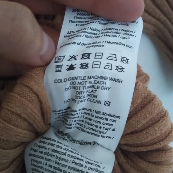 Pieces PCCRISTA O Neck Knit Bodycon Mini Dress - Picture 10 of 10